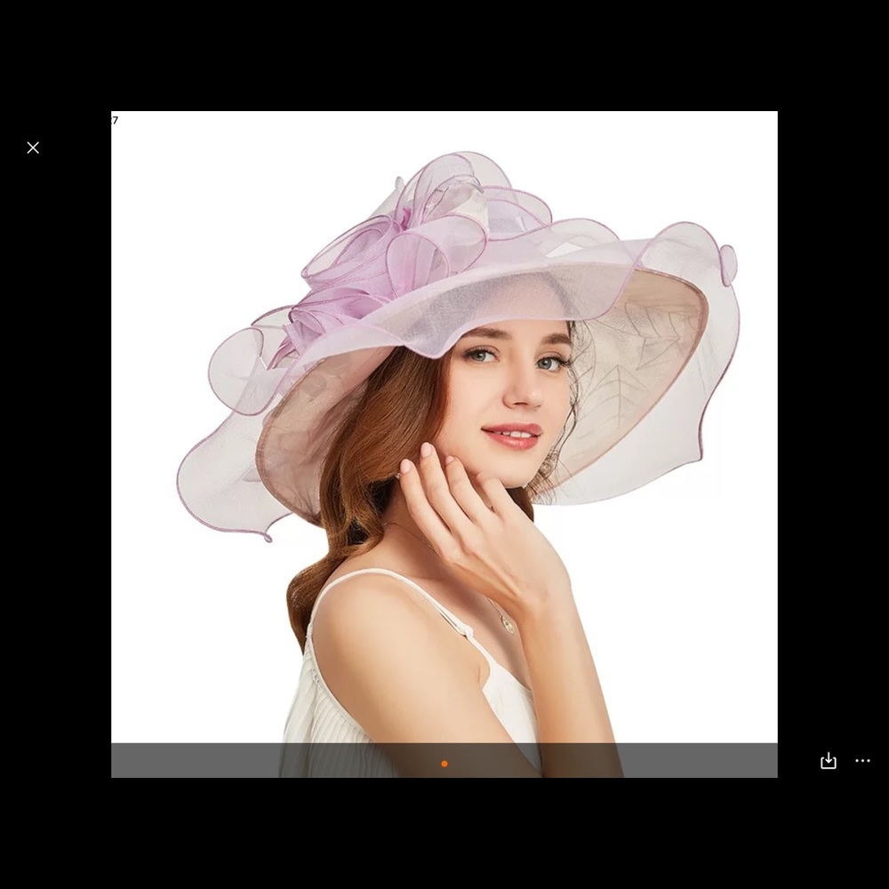 Purple fancy hat